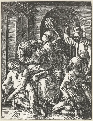 Bespotting van Christus by Unknown, print, 1508-1509