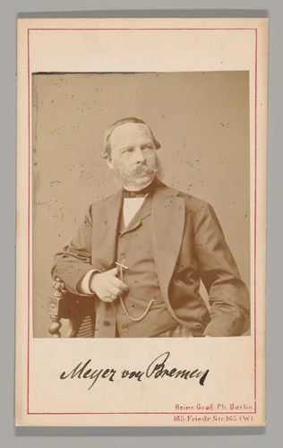 [Meyer George von Bremen] by Heinrich Graf, photograph, 1860-1869