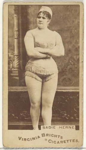 Sadie Herne, from the Actors and Actresses series (N45, Type 1) for Virginia Brights Cigarettes by Allen & Ginter, photograph, 1885-1891