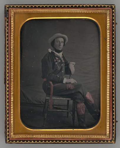 Untitled (Portrait of Seated Man) by Unknown maker, other, 1853