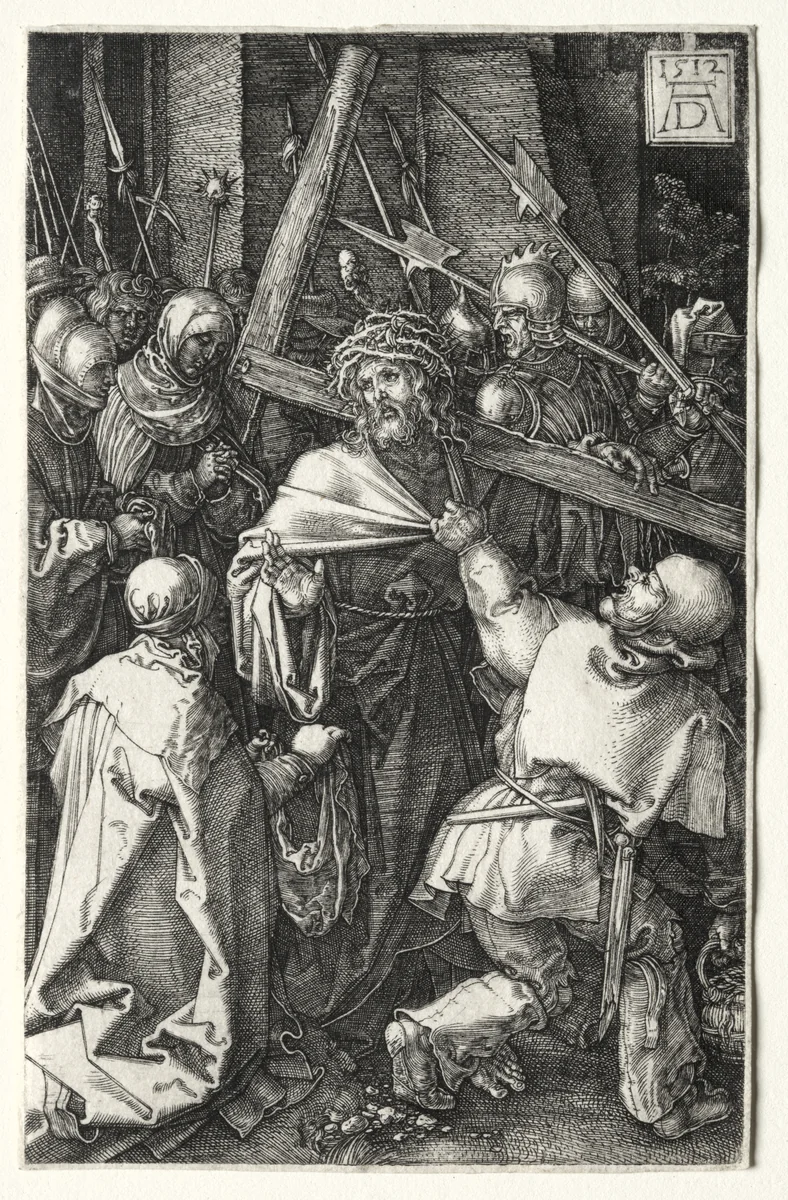 Christ Carrying the Cross by Albrecht Dürer, print, 1512