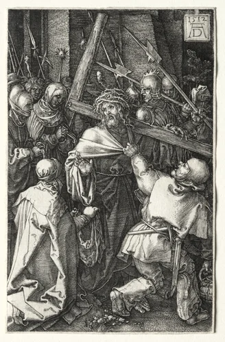 Christ Carrying the Cross by Albrecht Dürer, print, 1512