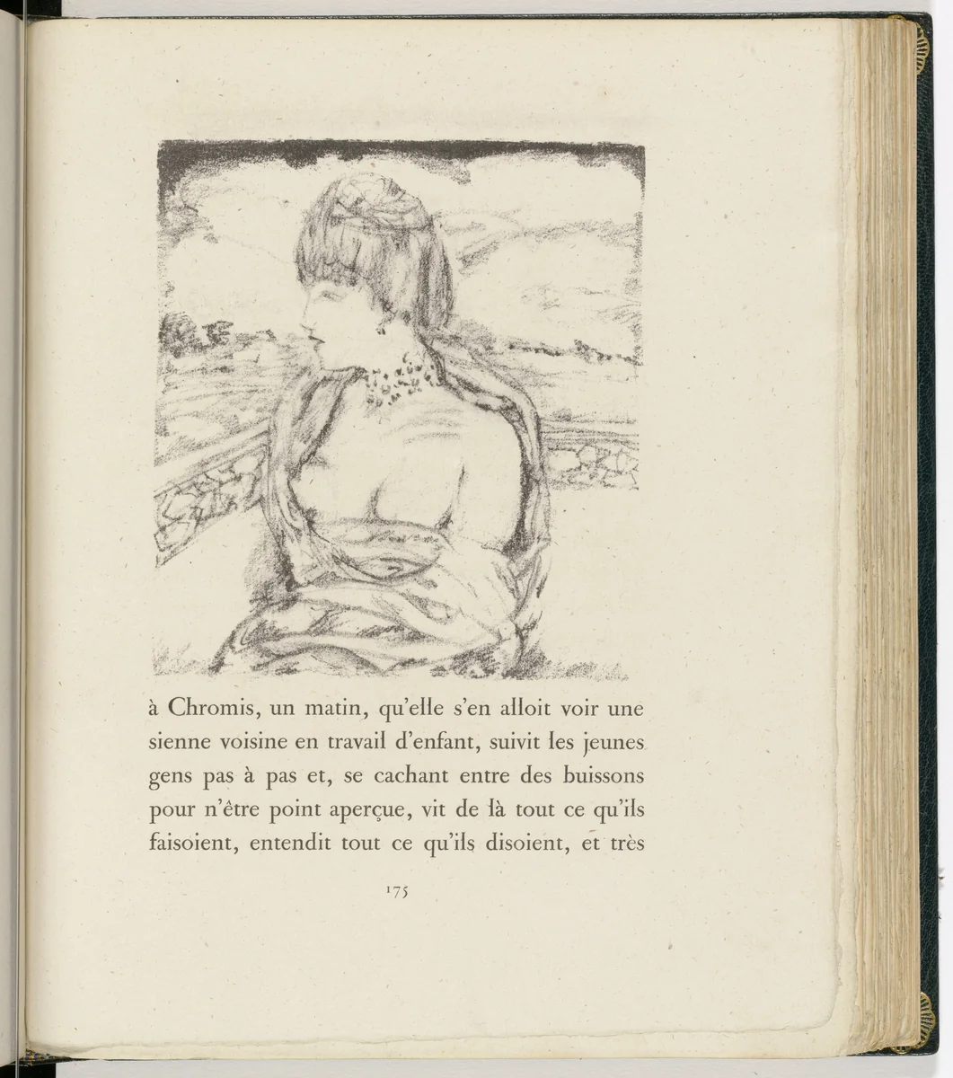 In-text plate (page 175) from Daphnis et Chloé by Pierre Bonnard, illustrated book, 1902