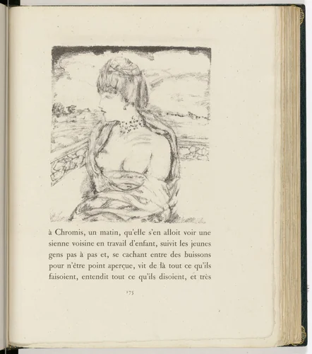 In-text plate (page 175) from Daphnis et Chloé by Pierre Bonnard, illustrated book, 1902