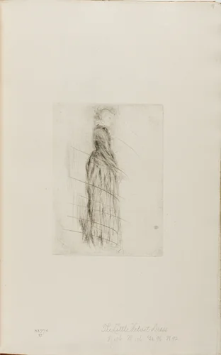 The Little Velvet Dress by James McNeill Whistler, print, 1873