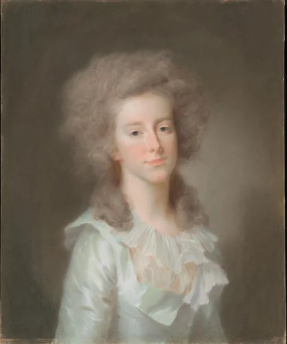 Frederica Louisa Wilhelmina, prinses van Oranje-Nassau (dochter van Willem V) by Johann Friedrich August Tischbein, drawing, 1785-1795