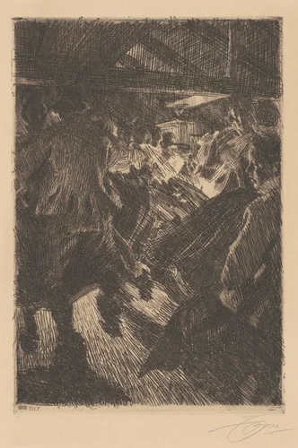 Gopsmor Cottage by Anders Zorn, print, 1917