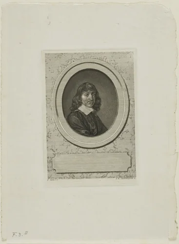 Descartes by Jean-Baptiste de Grateloup, print, 1755-1817