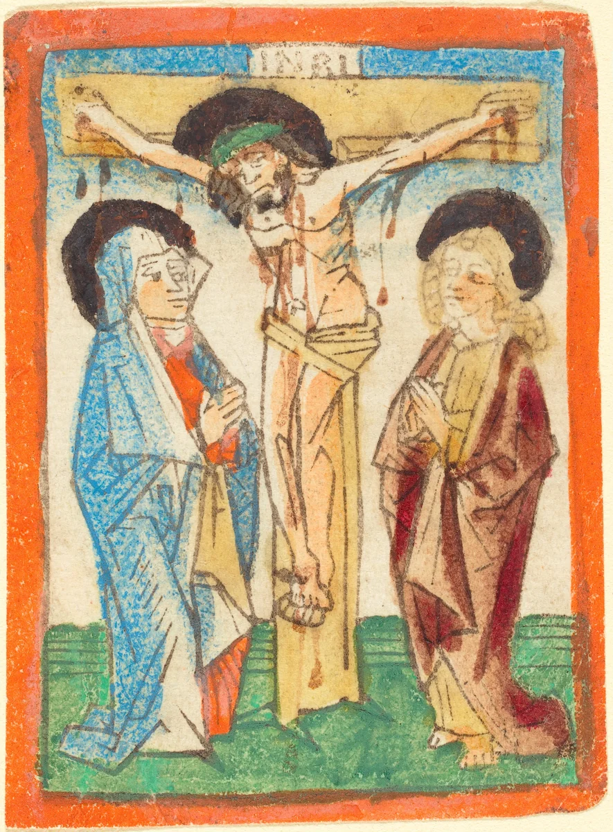 Christ on the Cross by German 15th Century, print, 1470-1480