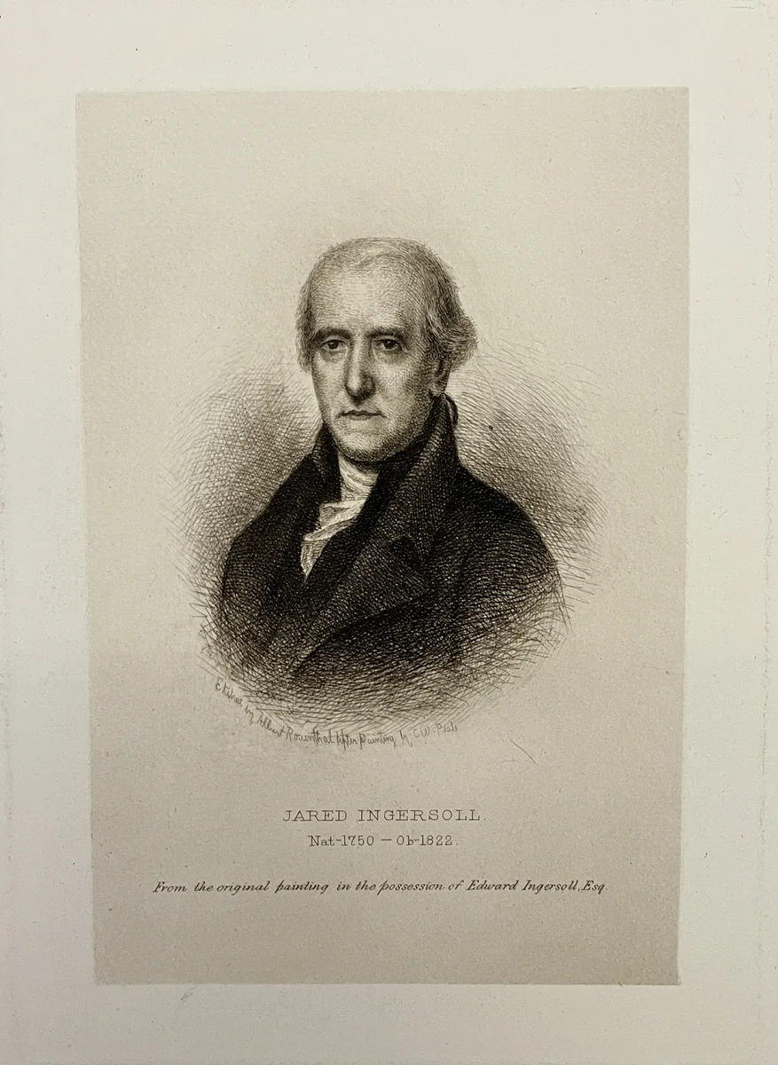 Jared Ingersoll by Albert Rosenthal
Charles Wilson Peale, other, 1883-1939