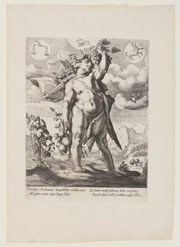 Autumn, from The Four Seasons by Matthäus Greuter, print, 1589-1600
