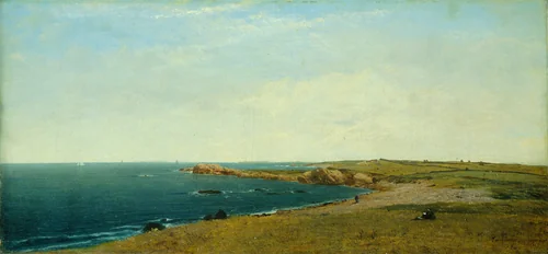 Near Newport by John Frederick Kensett, painting, 1869