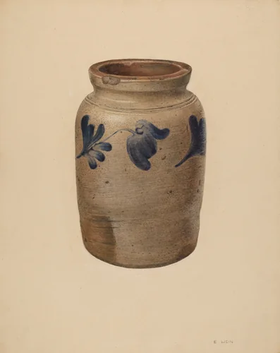 Jar by Elsie Wein, index of american design, 1939