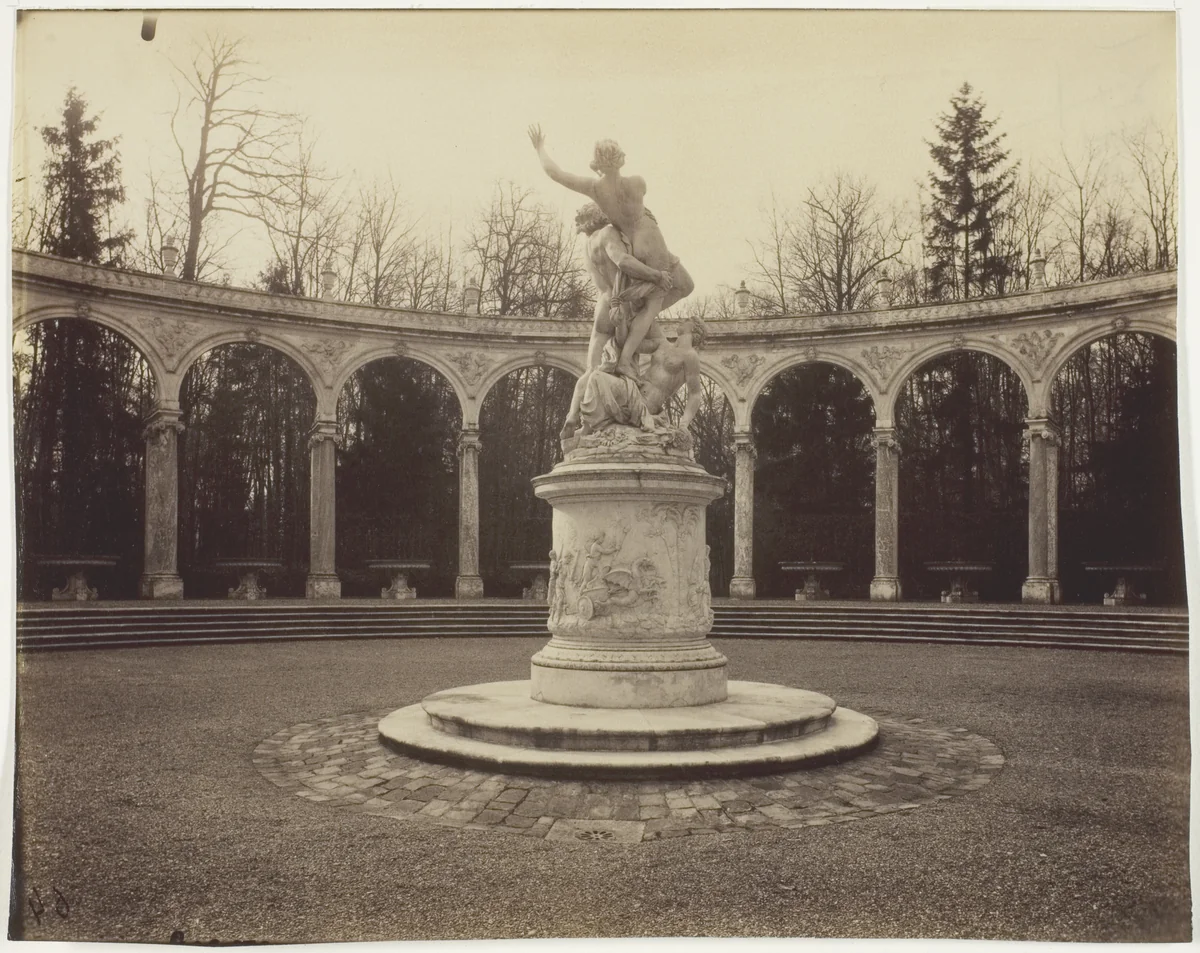 Versailles, Bosquet de la Colonnade by Jean-Eugène-Auguste Atget, photograph, 1904