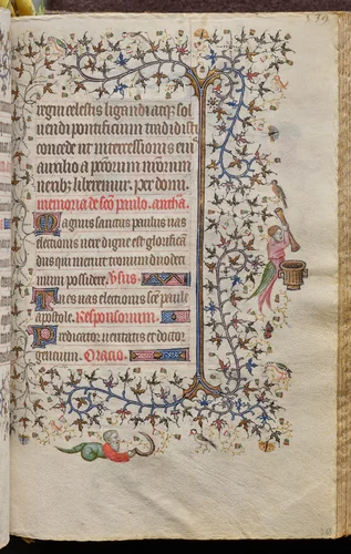 Hours of Charles the Noble, King of Navarre (1361-1425): fol. 264r, Text by Master of the Brussels Initials and Associates, book, 1400-1410