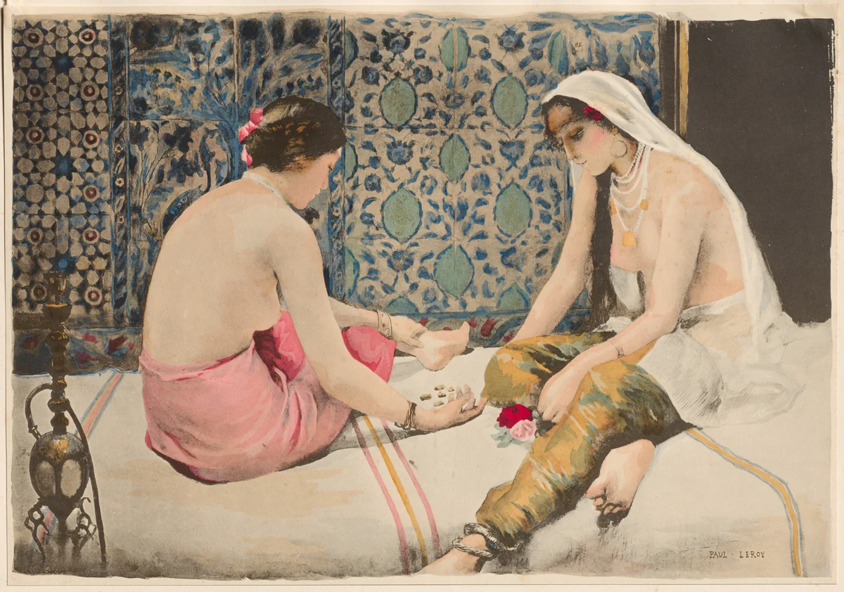 Joueuses d'Osselets by Paul Alexandre Alfred Leroy, book, 1899