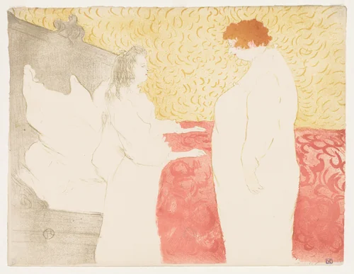 Elles: Woman in Bed by Henri de Toulouse-Lautrec, print, 1896