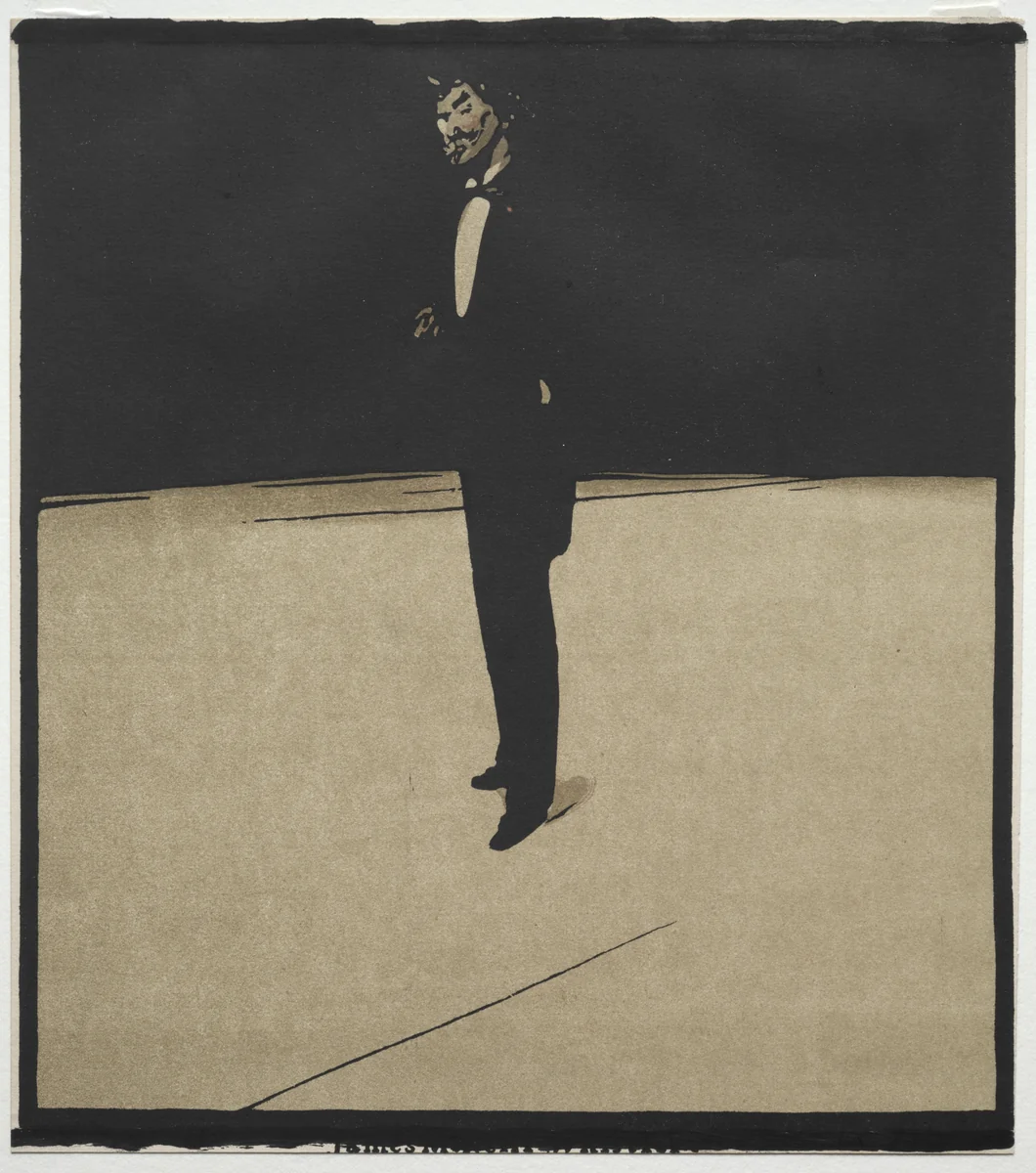 James MacNeill Whistler by William Nicholson, print, 1899