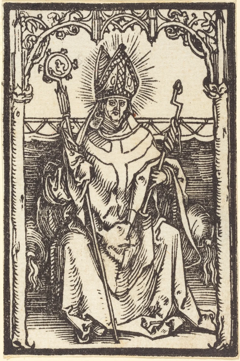 Saint Erasmus by Albrecht Dürer, print, 1500