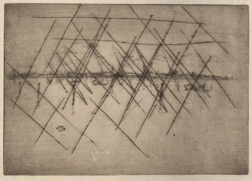 Little Venice by James McNeill Whistler, print, 1880