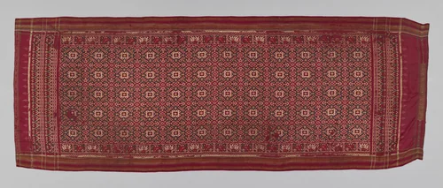 Patolu by India Gujarat Found in Indonesia, textile, 1700-1900
