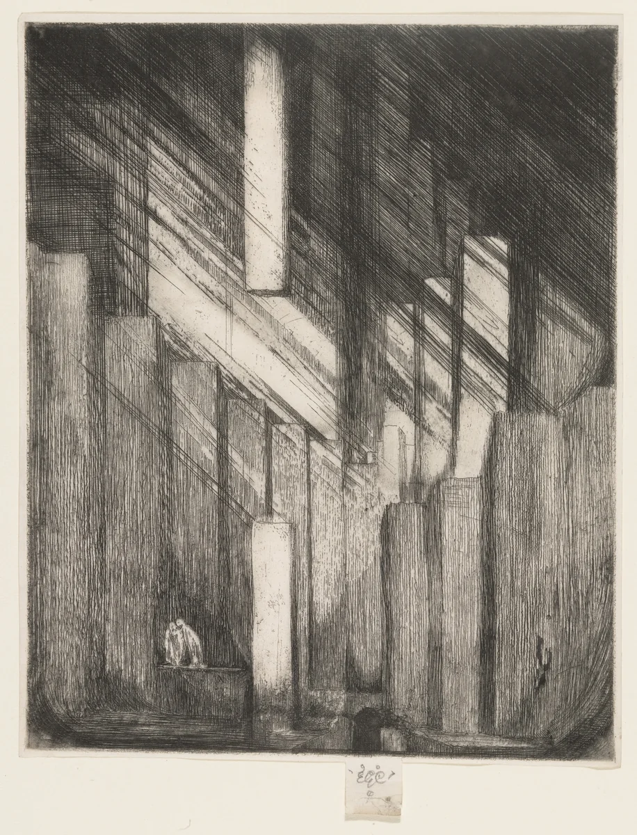 Stage Design by Edward Gordon Craig, print, 1906