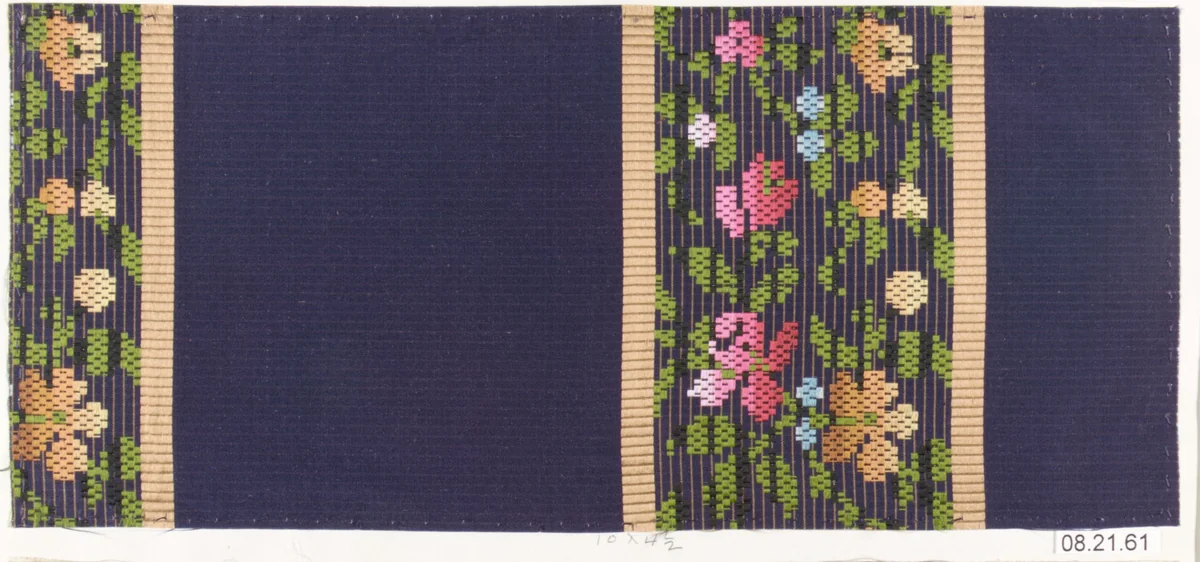 Textile sample by Unknown Designer, textile, 1900