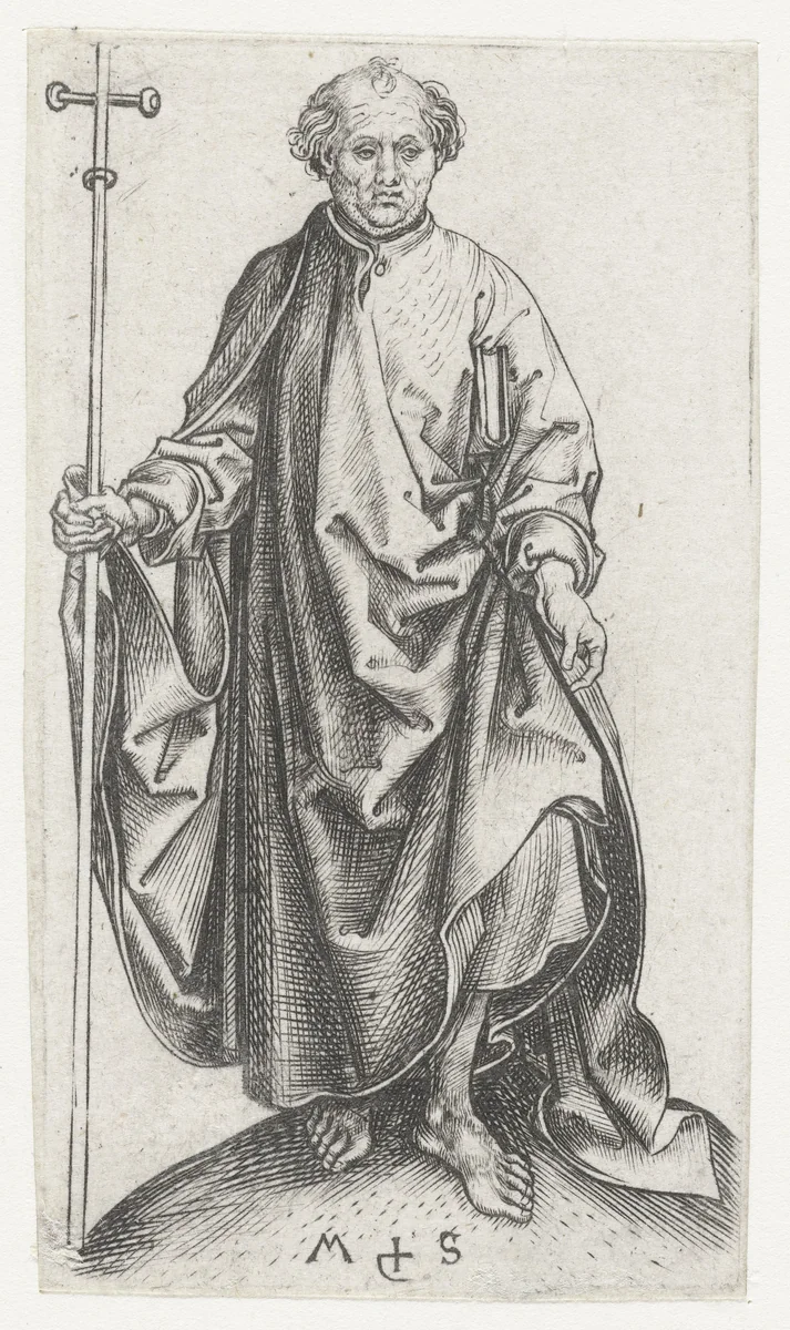 Apostel Filippus by Unknown, print, 1470-1491