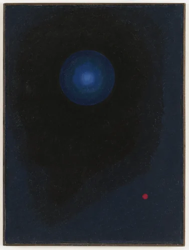 Blue (Blau) by Wassily Kandinsky, drawing, 1927