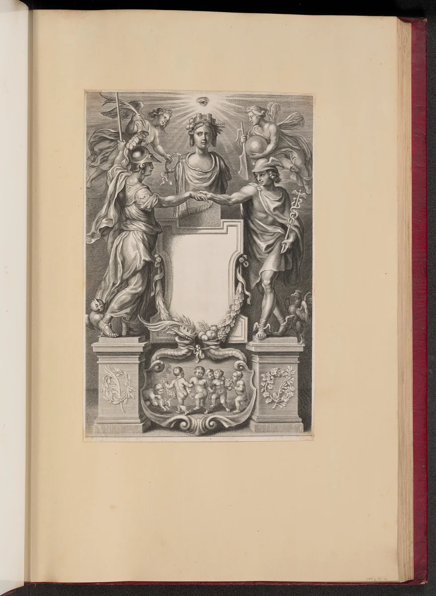 Title Page for Frederik de Marselaer, Legatvs by Cornelis Galle Sir Peter Paul Rubens, print, 1666