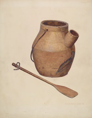 Batter Jug with Paddle by Richard Donovan, index of american design, 1940