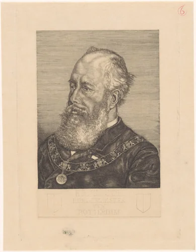 Portret van Frederik Bernard s'Jacob by Pieter Dupont, print, 1906
