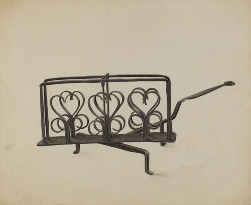 Toaster by Samuel O. Klein, index of american design, 1936