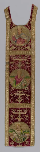 Orphrey Band by Italy, textile, 1601-1700