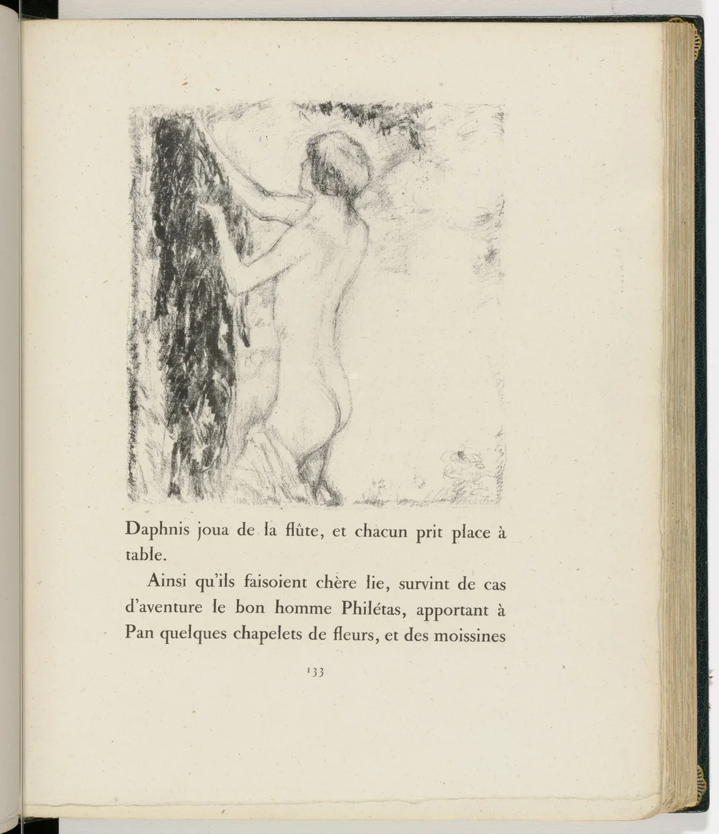 In-text plate (page 133) from Daphnis et Chloé by Pierre Bonnard, illustrated book, 1902