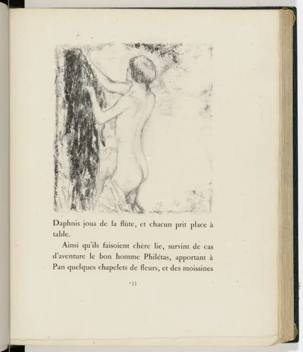 In-text plate (page 133) from Daphnis et Chloé by Pierre Bonnard, illustrated book, 1902