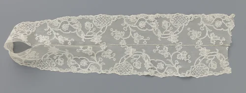 Strook kloskant met rocailles by anonymous, other, 1880