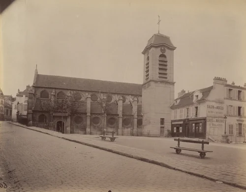 Arcueil-Cachan. Église du Xiiie siècle by Eugène Atget, photograph, 1901