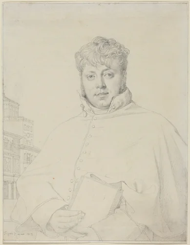 Auguste-Jean-Marie Guénepin by Jean-Auguste-Dominique Ingres, drawing, 1809