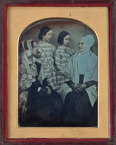 Isabel, Charlotte, Rebecca, and Charlotte Anne Ashworth by British 19th Century, photograph, 1841-1851