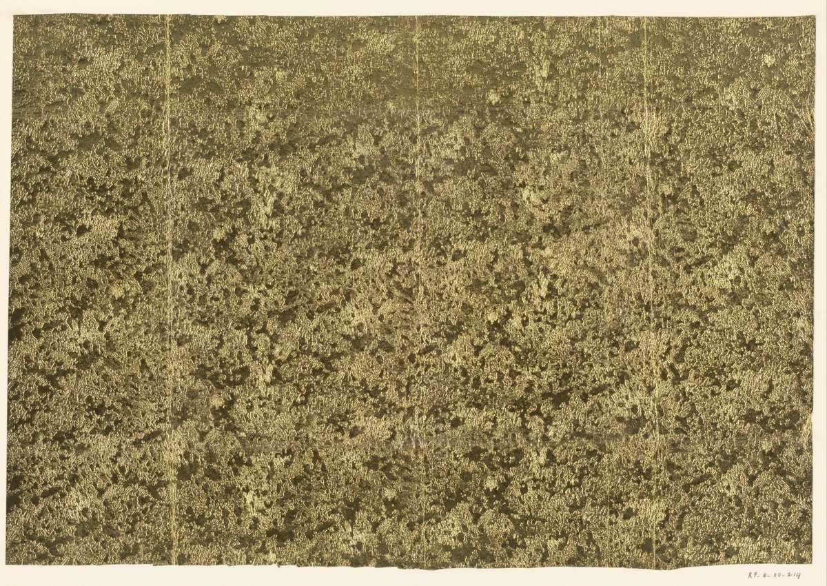 Blad met onregelmatige structuur van veschillende vormen by anonymous, other, 1850-1920