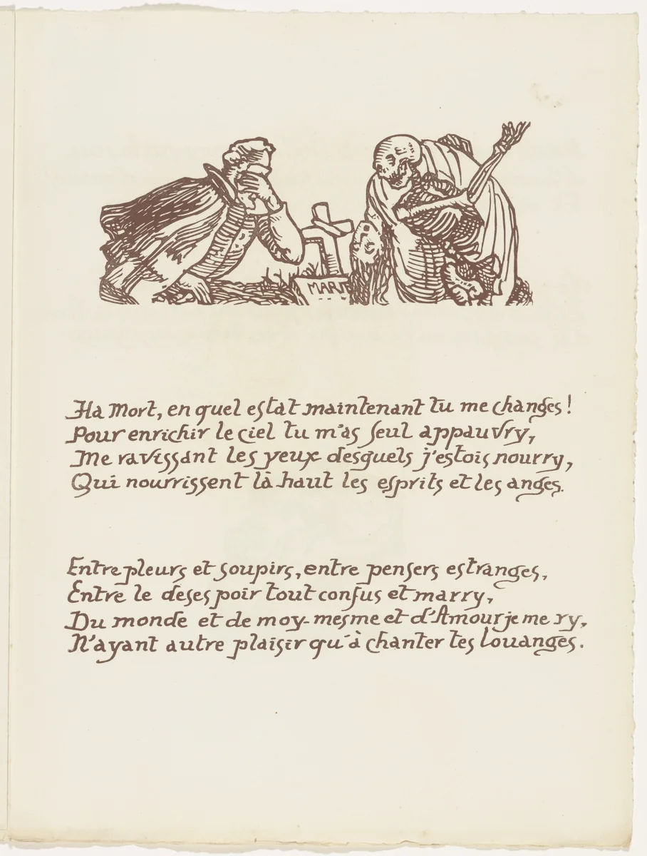 Headpiece (folio 98) from Les Amours (The Loves) by Émile Bernard, illustrated book, 1915