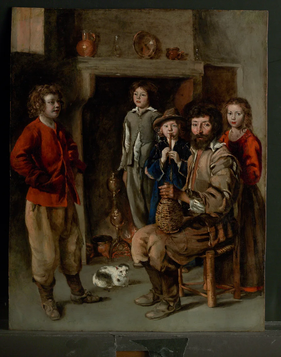 A Peasant Family by Antoine Le Nain, painting, 1640-1648