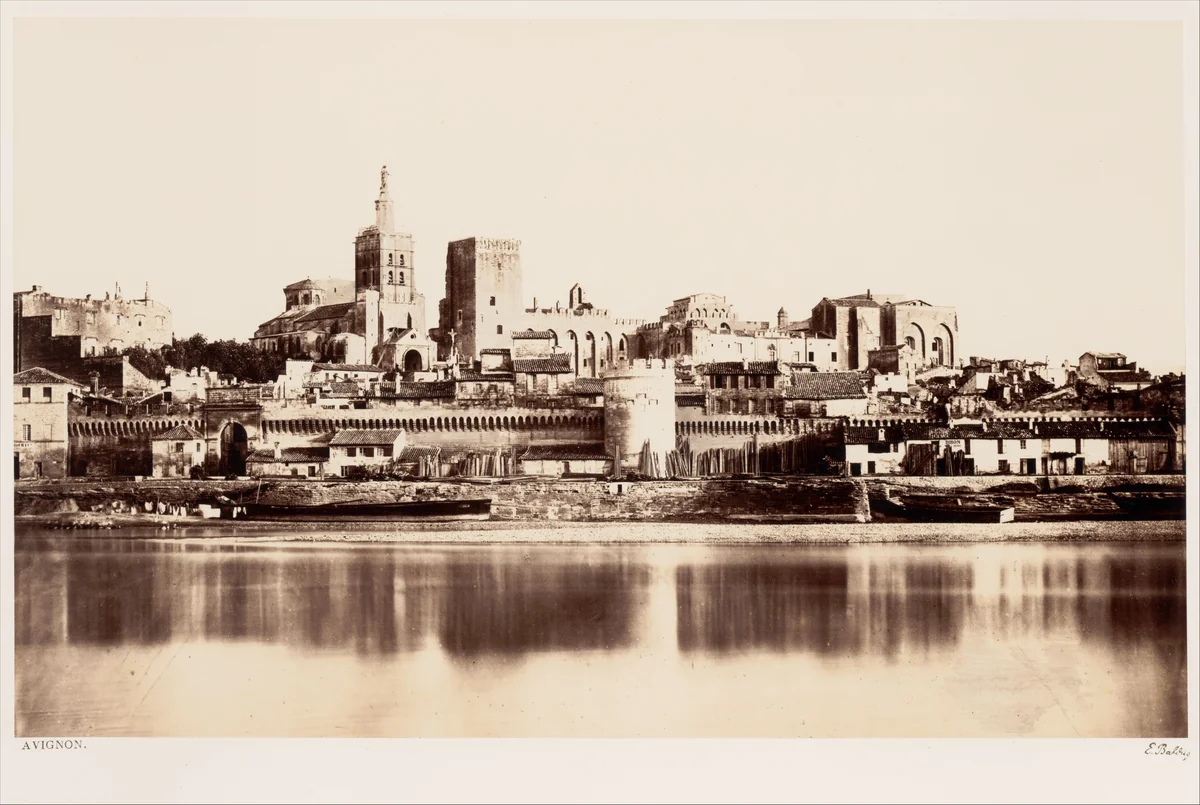 Avignon by Edouard Baldus, photograph, 1859-1861