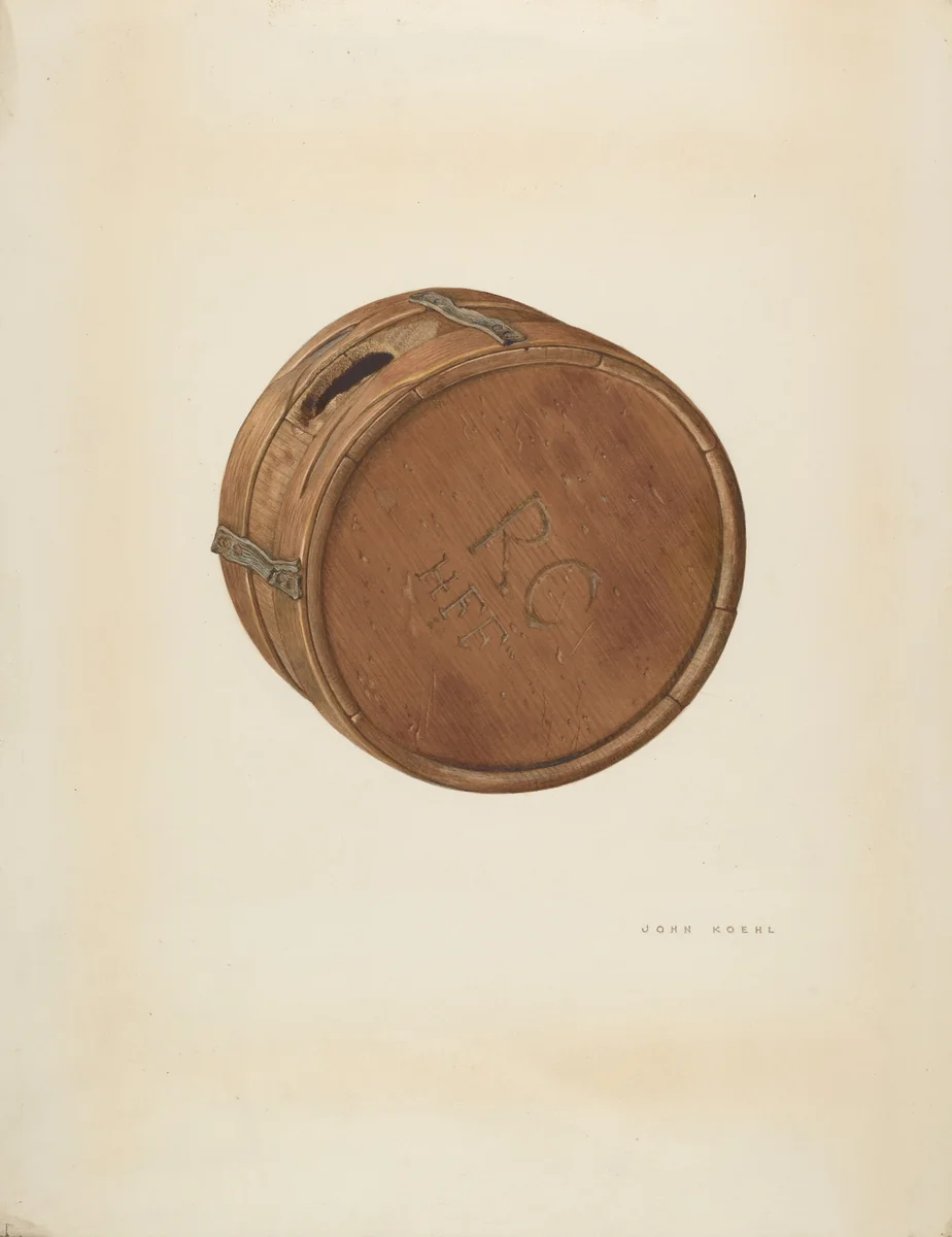 Whiskey Canteen by John Koehl, index of american design, 1936