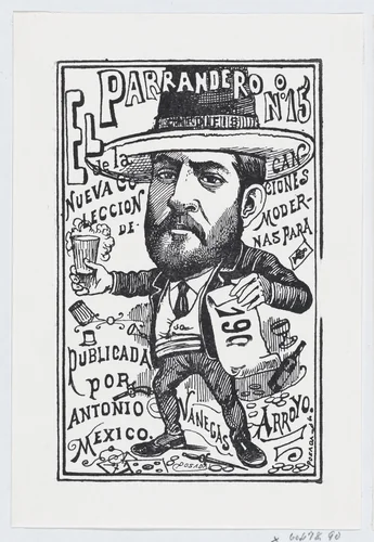 A vendor of a new collection of songs by José Guadalupe Posada, print, 1880-1913