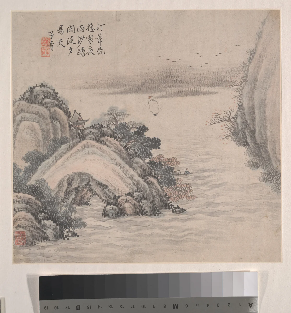 Landscapes by Zhang Zhiwan, painting, 1875
