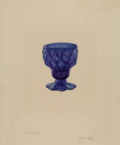 Salt Cellar by Janet Riza, index of american design, 1935-1942