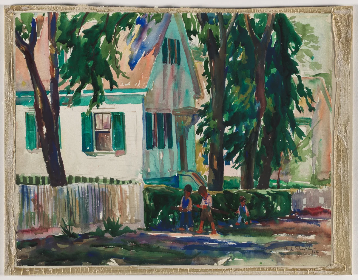 High Noon by Paul Shively, drawing, 1924