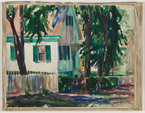 High Noon by Paul Shively, drawing, 1924